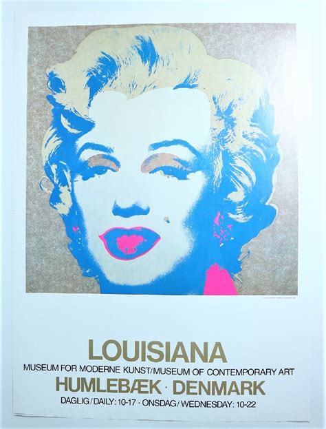 Yahooオークション アンディウォーホル Marilyn Louisiana ポスター