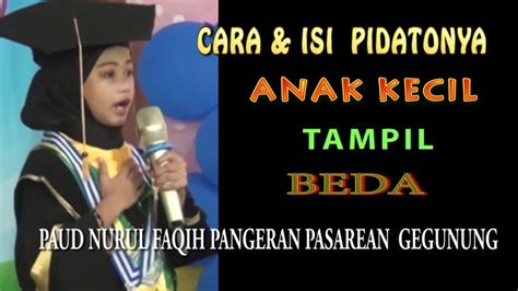 CARA DAN ISI PIDATO PERPISAHAN ANAK YANG TAMIL BEDA YouTube