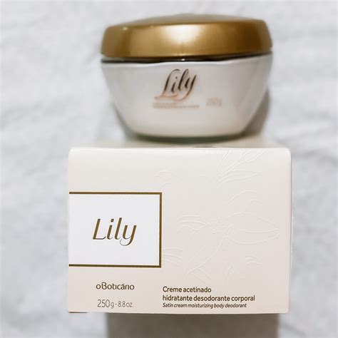 Creme Hidratante Lily O Boticário Cosmético Feminino O Boticário