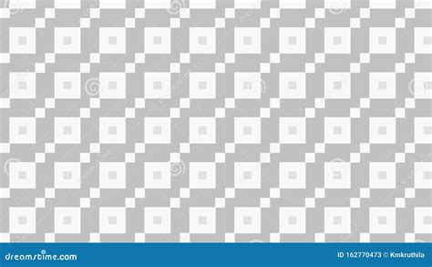 White Seamless Square Pattern Background Stock Vector Illustration Of