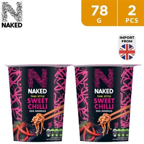 Buy Naked Thai Style Sweet Chilli Egg Noodles X G Taw Eel