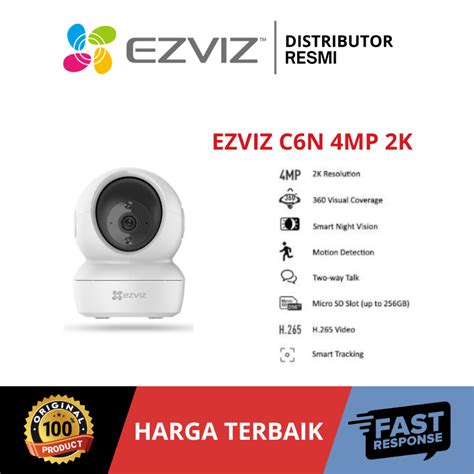 Jual Ezviz C6n 4mp 2k Smart Wi Fi Pan Andtilt Camera Shopee Indonesia