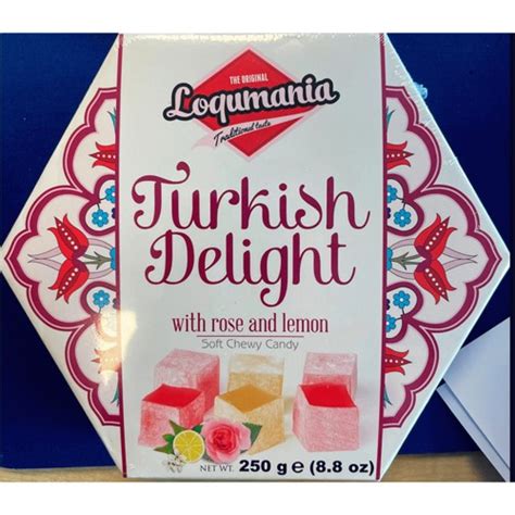 Loqumania The Original Turkish Delight With Rose And Lemon 250g