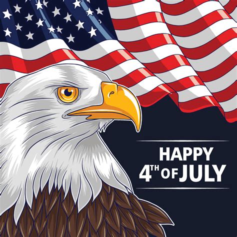 Happy 4th Of July Eagle