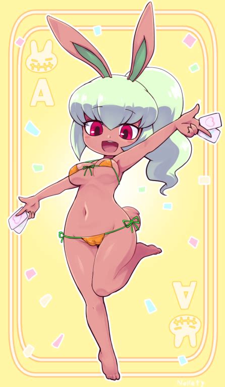 Rule 34 Agent Spect Hare Bikini Bunny Mint Nollety Yo Kai Watch