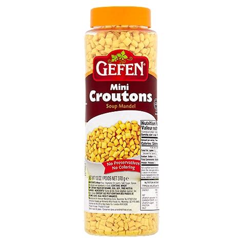 Gefen Mini Croutons Soup Mandel 13 Oz