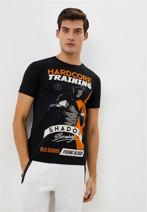 Футболка Hardcore Training Shadow boxing цвет черный RTLABO купить в интернет