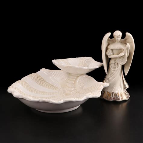 Lenox Butlers Pantry Two Tier Shell Server And Angel Of Harmony