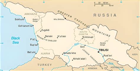 Quelles Sont Les Principales Villes De Géorgie