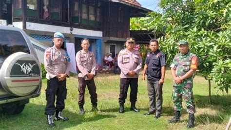 Polsek Gunung Labuhan Polda Lampung Amankan Kampanye Pemilu 2024 Di