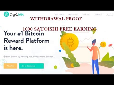 Cryptowin New Bitcoin Faucet Earning Site With Payment Proof