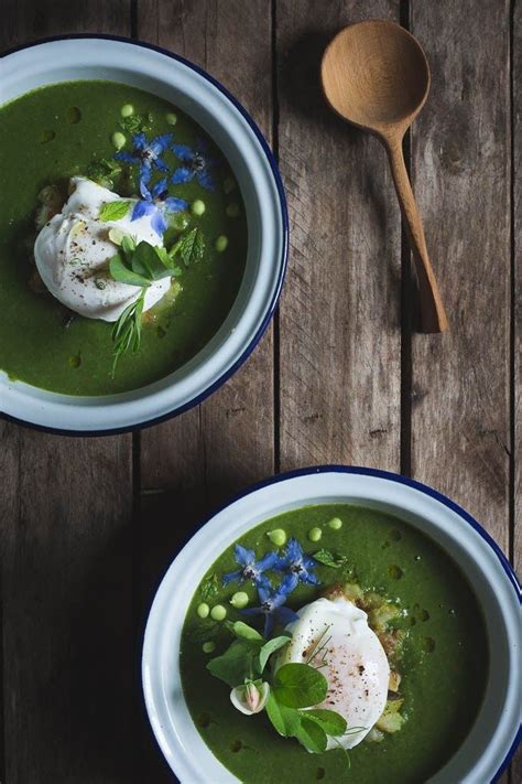 Borage Leaf Pea And Garden Mint Soup Recipe Borage Herb Soup