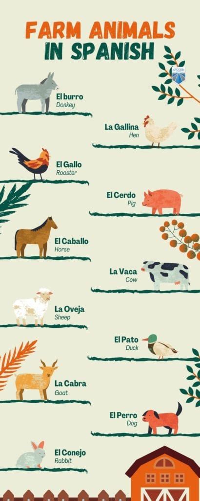 The Definitive Vocabulary Guide On The Farm In Spanish