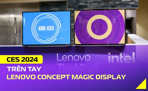 CES24 Trên tay Lenovo Concept Magic Display Thêm màn hình E ink