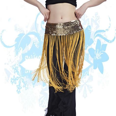 Women Belly Dance Waist Chain Tassels Hip Scarf Belt Fringe Belt For