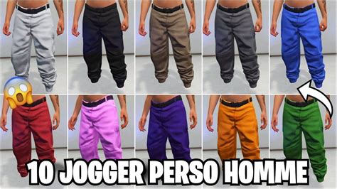 AVOIR TOUT LES JOGGER DE COULEUR CHANGER LA COULEUR DES JOGGERS EN