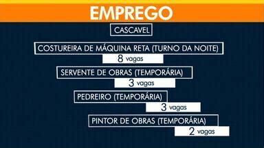 Meio Dia Paraná Cascavel Saiba quais são as vagas de emprego nas