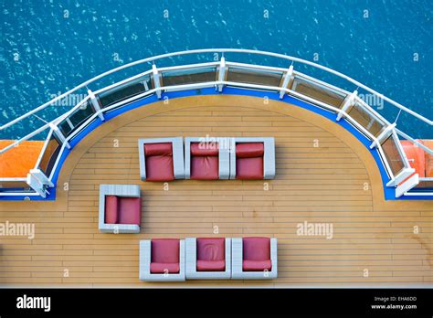 Cruise ship deck Stock Photo - Alamy