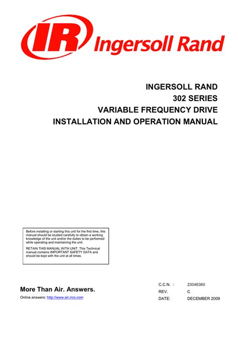 Ingersoll Rand Air Compressor Parts Pdf Reviewmotors Co