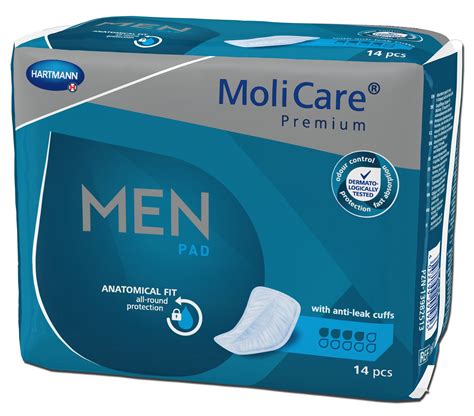 Molicare Premium Men Pad Tropfen Atmungsaktive Anatomische