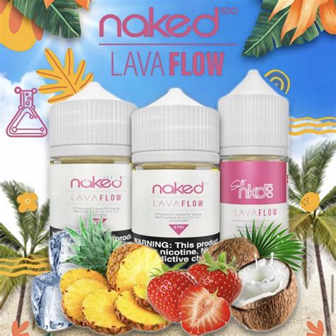 Jual LIQUID NAKED 100 LAVA FLOW ICE SERIES 60ML USA LIQUID Shopee