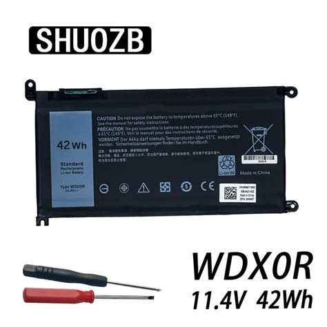 New WDX0R Battery For DELL Inspiron 13 5368 5378 7368 14 7460 7472 5468