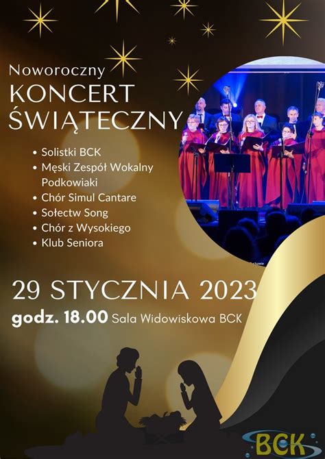 Koncert Bozonarodzeniowy Bychawa Bychawskie Centrum Kultury Plakat