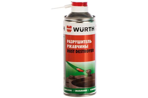 WURTH 0890225 Rust Destroyer Liquid Key Rust Destroyer 400ml Inspire