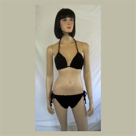 S Original Black Hand Crocheted Bikini Patricia Jon S Finest