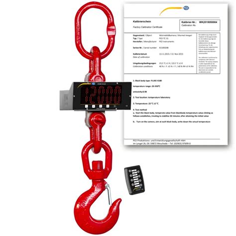 Weeghaak Pce Csi Ica Incl Iso Kalibratiecertificaat Pce Instruments