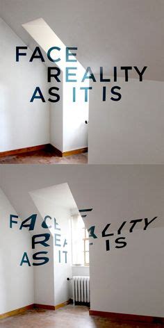 This is such a cool concept. Type written on a wall that only looks correct when viewing from a ...