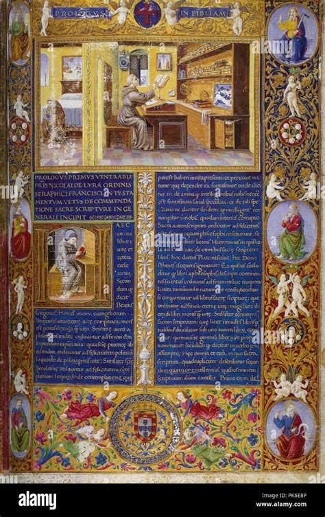 biblia dos jeronimos  stock photo alamy