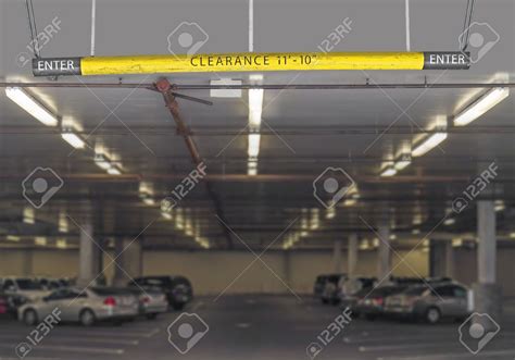 29439917-Indoor-parking-garage-entrance-hanging-sign-with-height ...