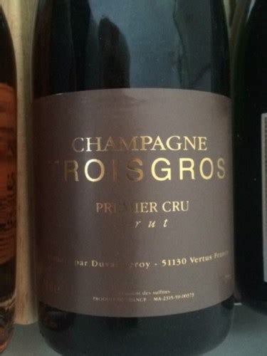 N V Duval Leroy Troisgros Brut Champagne Premier Cru Vivino US