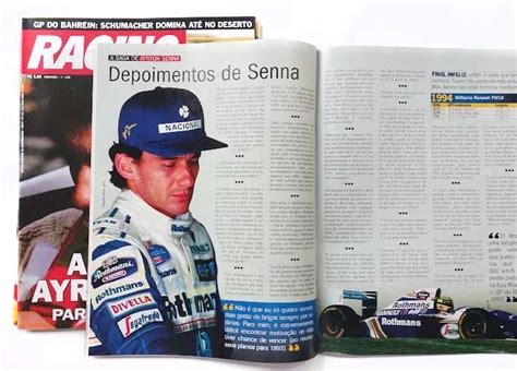 Anos Sem Ayrton Senna Revistas O Grande Campe O Auto Livraria