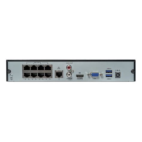 Uniview Channel Poe Nvr Ndaa Compliant K Ultra Hd With Sata Hdd Bay