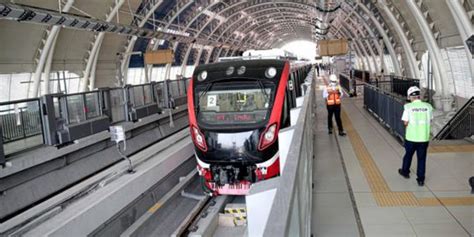 Dibuka Hari Ini Begini Cara Naik LRT Jabodebek Rp1