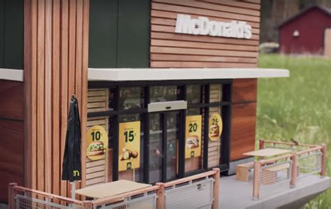 Worlds Smallest McDonalds Restaurant McHive Is Now Open For Bees In