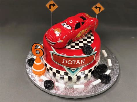 Disney Cars Themed Birthday Cake — Skazka Cakes