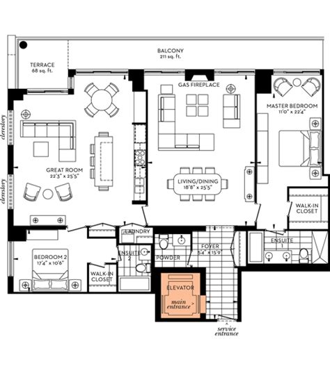 Condo Floor Plans 2 Bedroom | Review Home Co