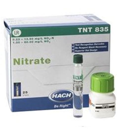 Hach Nitrate Tntplus Low Range 023 135 Mgl No3 N 25 Testspack