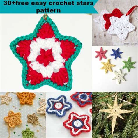 30 Free Easy Crochet Stars Patterns Jennyandteddy