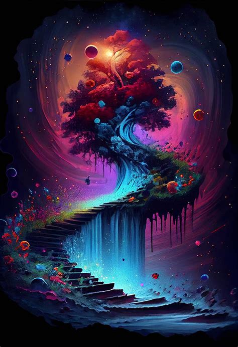 Stairway To Heaven Mixed Media By Sampadart Gallery Pixels