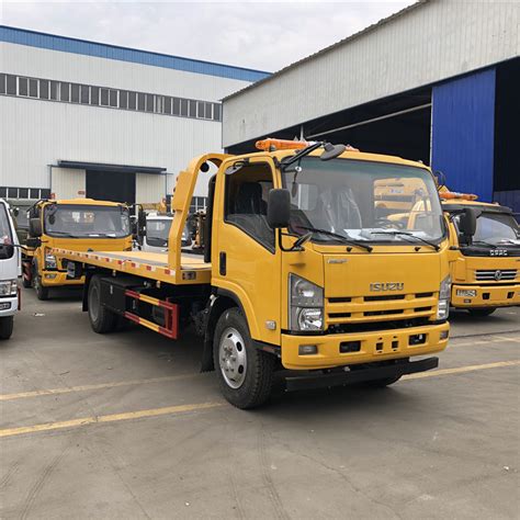 6 Wheel 700p Isuzu Light Duty 5tons To 8tons Hydraulic Car Carrier