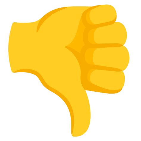 👎 Thumbs Down Emoji Dislike Emoji Finger Down Emoji