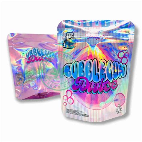 Sunset Zkittlez Mylar Bags Empty 3 5g Holographic Smell Proof Mylar