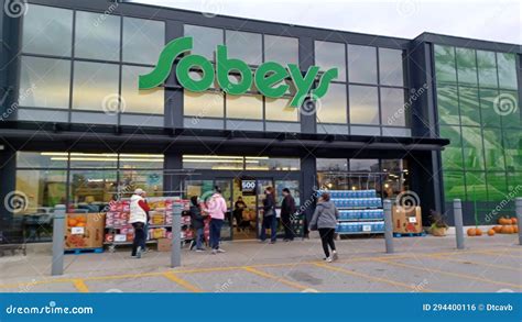 Sobeys Grocery Store Sign Editorial Photo Image Of Signage 294400116