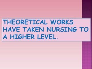 Chapter Significance Of Nursing Theory As A Discipline And Profession