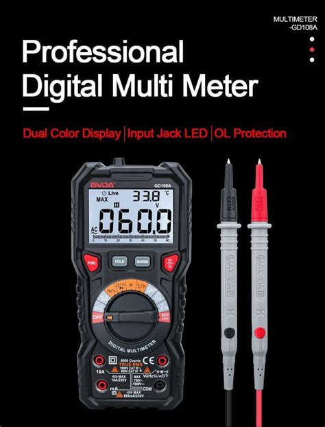 China Penguji Mudah Alih Tersuai Digital Multimeter Pembekal