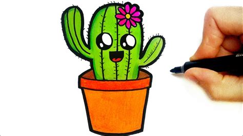 How To Draw A Cute Cactus